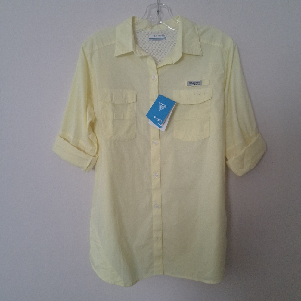Women Columbia PFG roll-up Sleeves Shirt